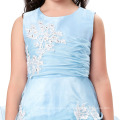 Grace Karin sans manches Ruffled Flower Girl Princesse Robe de demoiselle d&#39;honneur Princesse de mariage CL010407-1